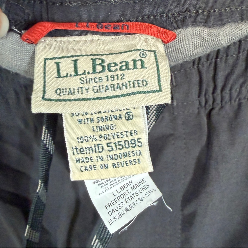 L.L.Bean Men's Multisport Knit Lined Pants Black Large 30” - Picture 6 of 10